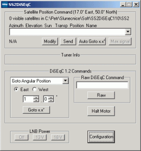 SS2DiSEqC 1.10 - náhled