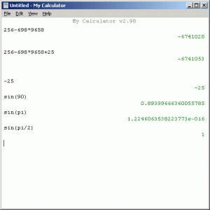 My Calculator 2.98 - náhled