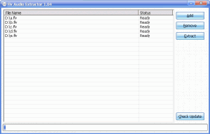 Flv Audio Extractor 1.04 - náhled