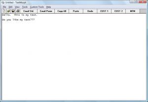 TextMorph 2.6 - náhled