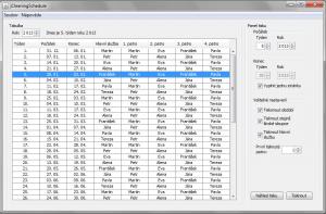 jCleaningSchedule 3.0.0 - náhled