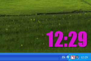 Font Clock-7 1.01 - náhled