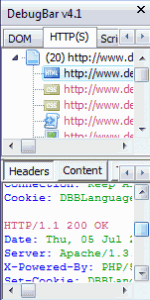 DebugBar 5.2.2 - náhled