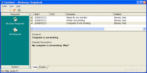 Alchemy Help Desk 1.1 - náhled