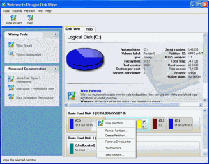 Disk Wiper Personal 10 - náhled