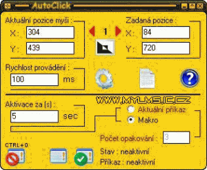 AutoClick 1.3r - náhled