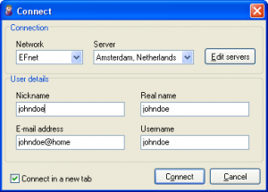 Talkative IRC 0.4.4.16 beta - náhled