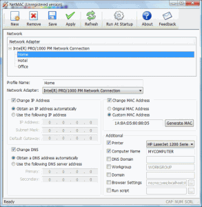 NetMAC 1.1 - náhled
