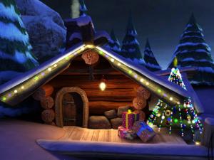 Santa's Home 3D Screensaver 1.0 - náhled