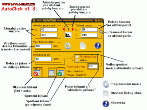 AutoClick 1.3r - náhled