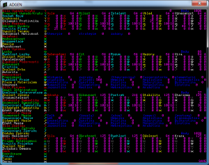 Generátor postav pro Astrální Doupě 1 - náhled