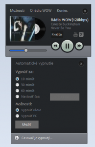 Rádio WOW Player 1.0 - náhled