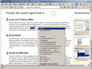 Transfz 1.07 Beta - náhled