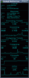 NetStat Live 2.11 - náhled