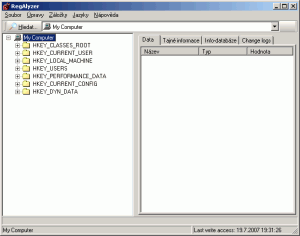 RegAlyzer 1.5.5 - náhled