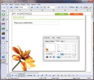 WebDwarf Web Page Maker 2.91L - náhled