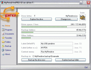MyPendrivePRO 3.0 - náhled