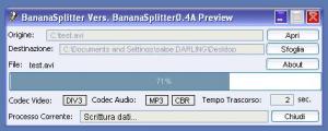 BananaSplitter 0.5 Beta - náhled