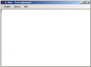 JS-Blok 1.0.0.0 - náhled