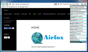 Airfox 1.5 - náhled