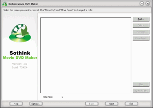 Sothink Movie DVD Maker 3.7 - náhled