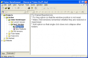 Tolon NoteKeeper 0.9.9 - náhled