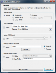 PhotoWham 1.6 - náhled