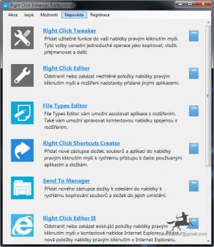 Right Click Enhancer Professional - čeština - náhled