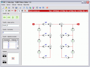 Pracovní plocha aplikace - náhled