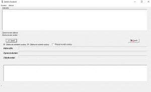 Zálohování souborů - náhled