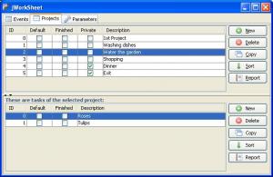 jWorkSheet 0.90 - náhled