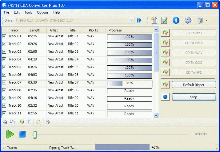 Wav to mp3 converter