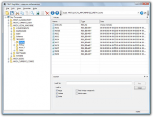 O&O RegEditor 12.0.2172 - náhled