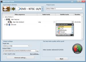 DVD to DVD 1.4.0.8 - náhled