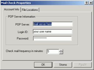 Mail Check 1.0 - náhled