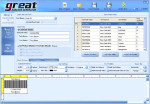 Great Barcode Generator 5.1 - náhled
