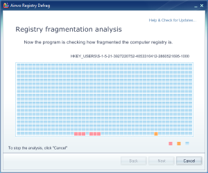 Ainvo Registry Defrag 4.1.7.2010 - náhled