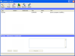 Hlavní okno programu - náhled