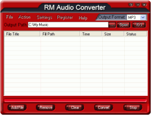 RM Audio Converter 2.70 - náhled