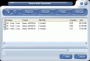 Smart WAV Converter Standard 8.9 - náhled