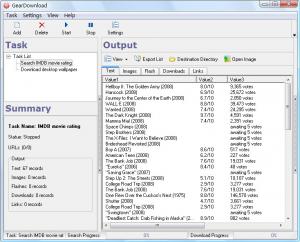 GearDownload 1.0 - náhled