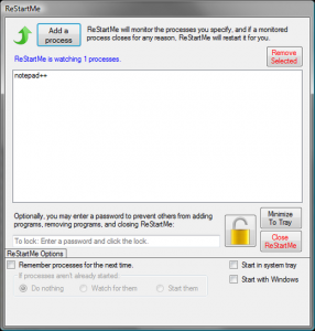 ReStartMe 2.0 - náhled