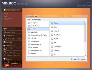 Modiac Video Converter 2.5.0.4134 - náhled