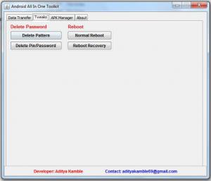 Android All In One Toolkit 2.0 - náhled