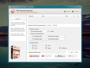 PDF Password Recover - náhled