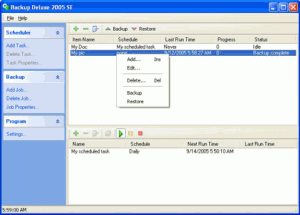Backup Deluxe 2005 1.3 - náhled
