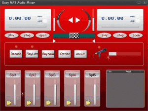 Easy MP3 Audio Mixer 2.01 - náhled