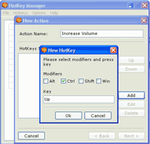 HotKey Manager 1.0 - náhled