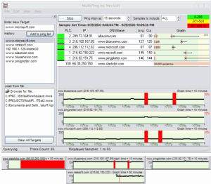 MultiPing 2.0.2 - náhled
