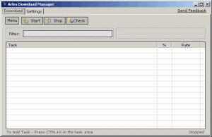 Arles Download Manager 1.6.05 - náhled